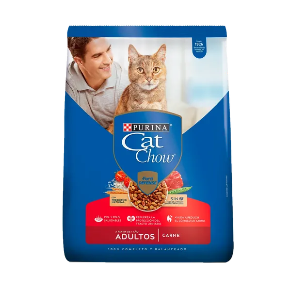 Comida para Gatos Cat Chow Purina Adulto Carne Prebioticos 1.5kr